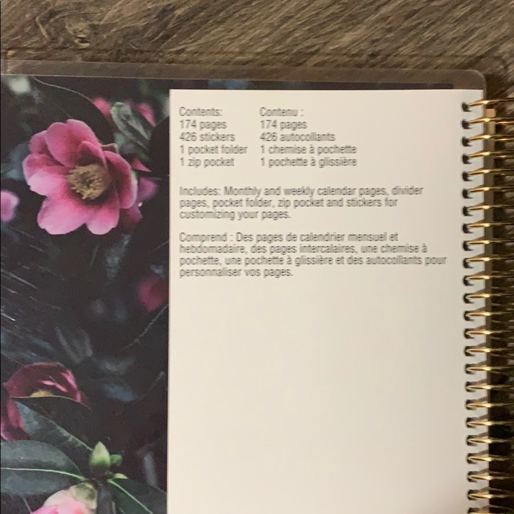 “Every Moment Matters" laminated spiral planner - Picture 8 of 8